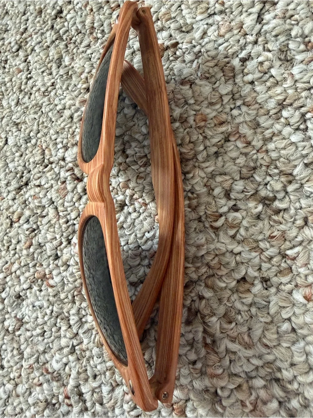 New NWOT Unisex men’s women’s accessory sunglasses glasses plastic wood natural